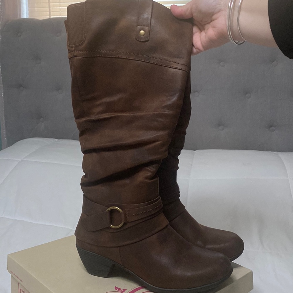 Jessica Cline Knee High Boots